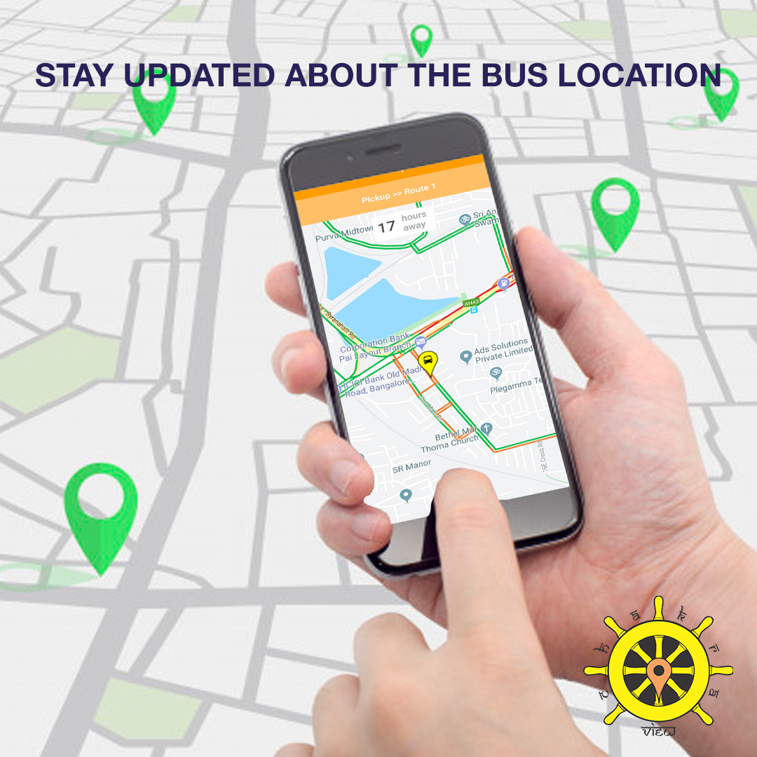 Stay updated about the bus location