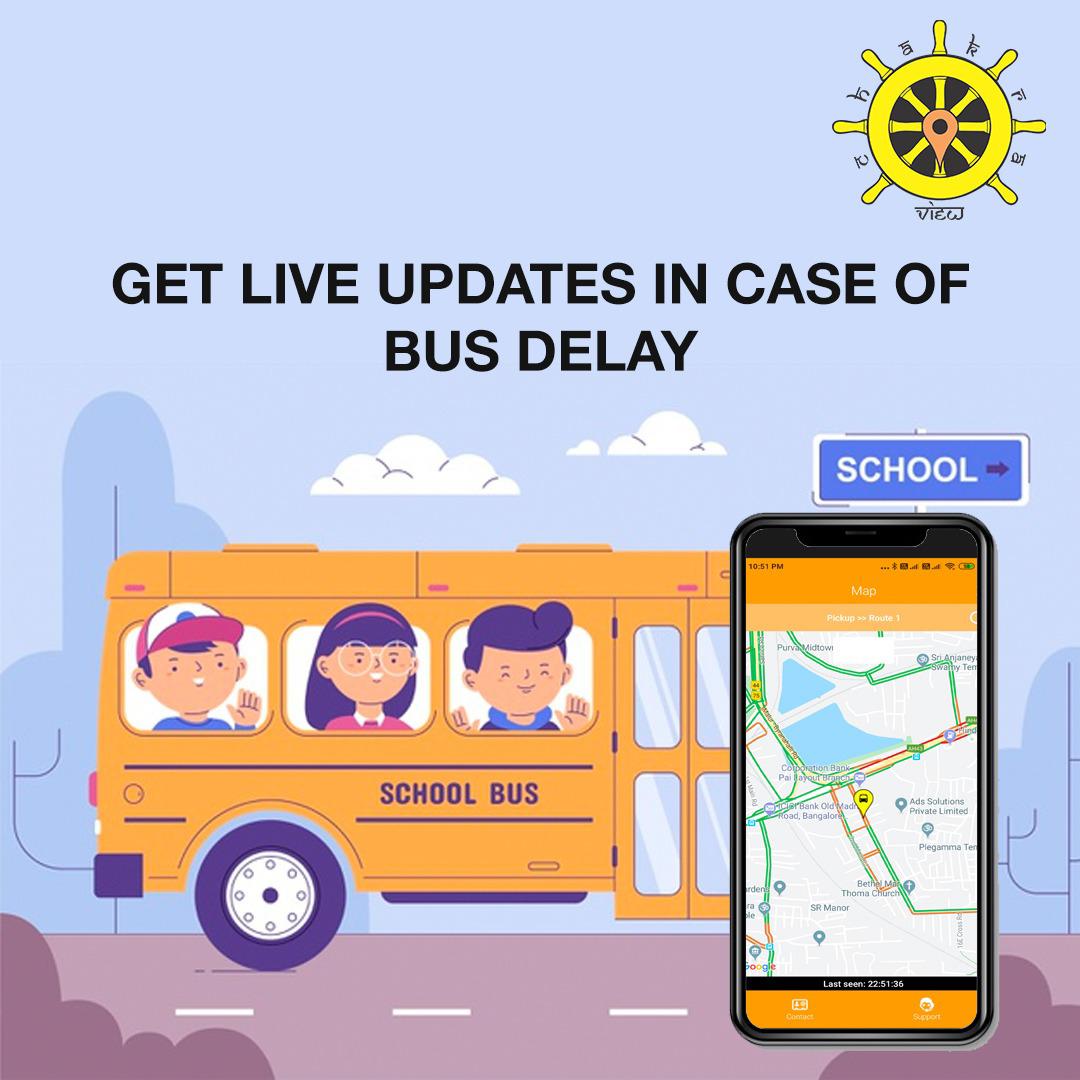 get live updates in case of bus delay